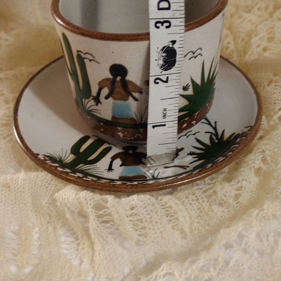 TEACUP and Saucer desert scene - Picture 8 of 8